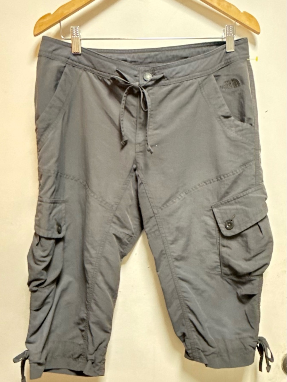The North Face Gray Women's Cargo Capris with Drawstring